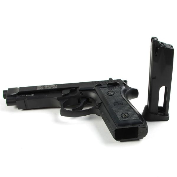 Пистолет пневматический GSG-92, к.4,5мм (blowback, мет.)