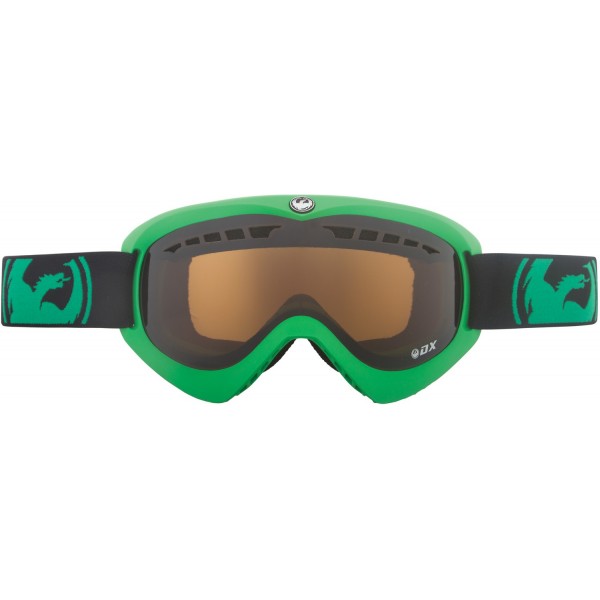 Маска горнолыжная DX Pop Green линза Jet+Amber