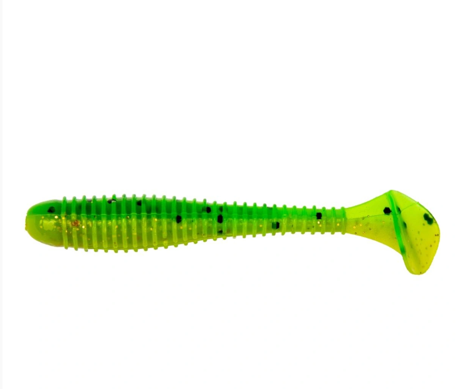 Виброхвост Catcher HS-2-010-N 3.55", 9см, Green Lime