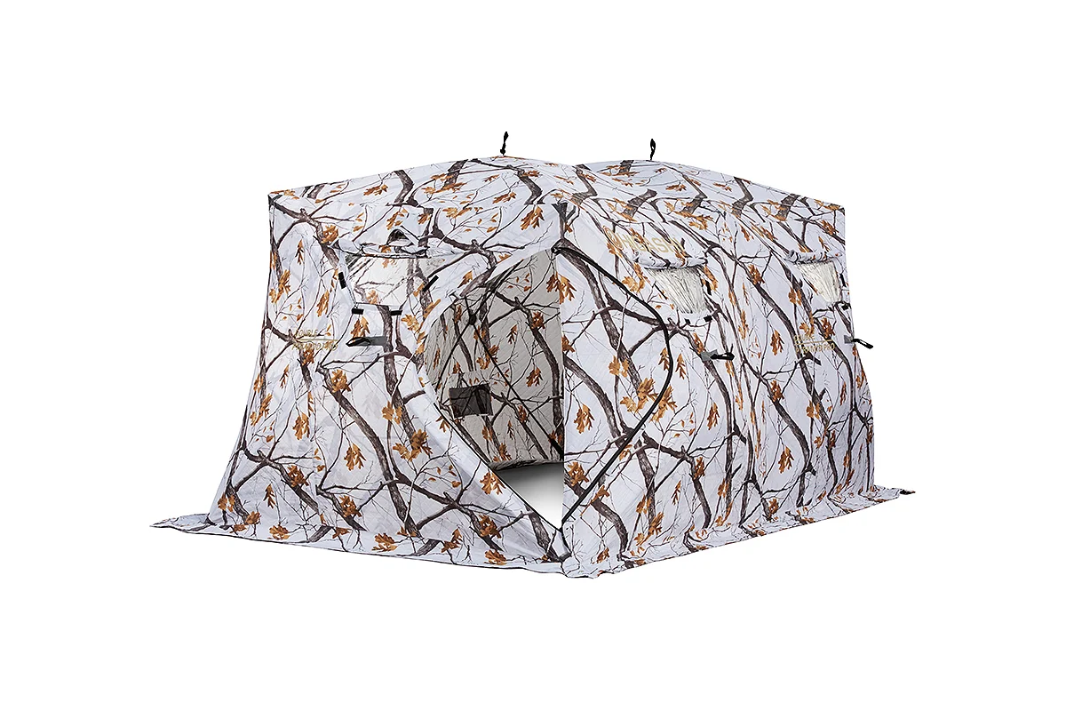 Палатка для зимней рыбалки DOUBLE WINTER CAMO PIRAMID PRO