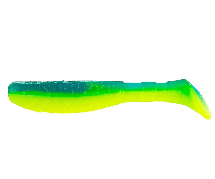 Виброхвост Chubby HS-4-040-N 3.55", 9см, Blue Lime